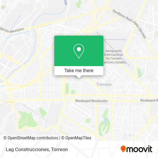 Lag Construcciones map