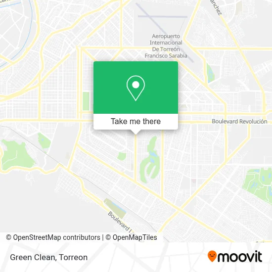 Green Clean map