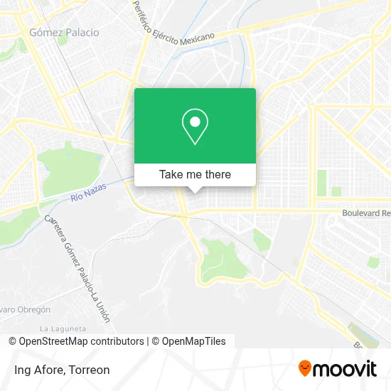 Ing Afore map
