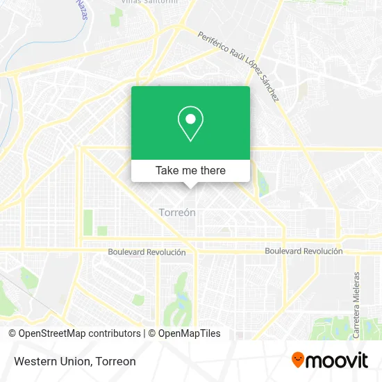 Western Union map