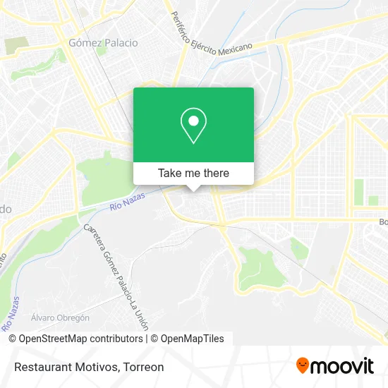 Restaurant Motivos map