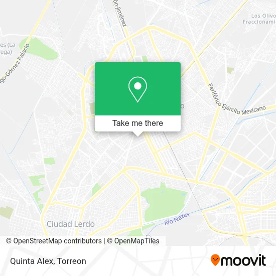 Quinta Alex map