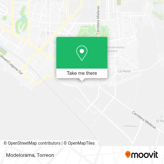 Modelorama map