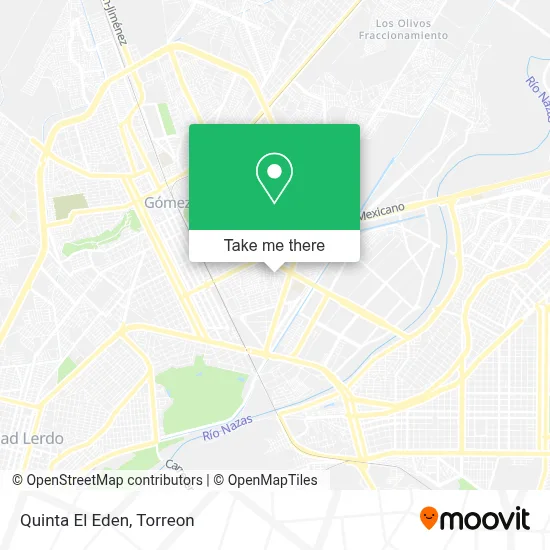Quinta El Eden map
