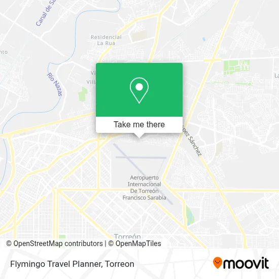 Flymingo Travel Planner map