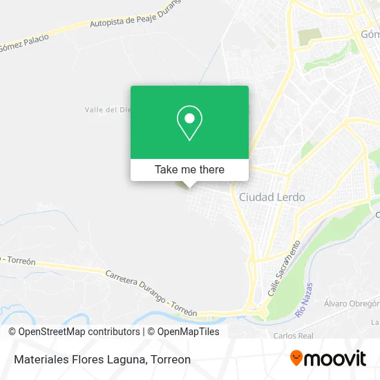 Materiales Flores Laguna map