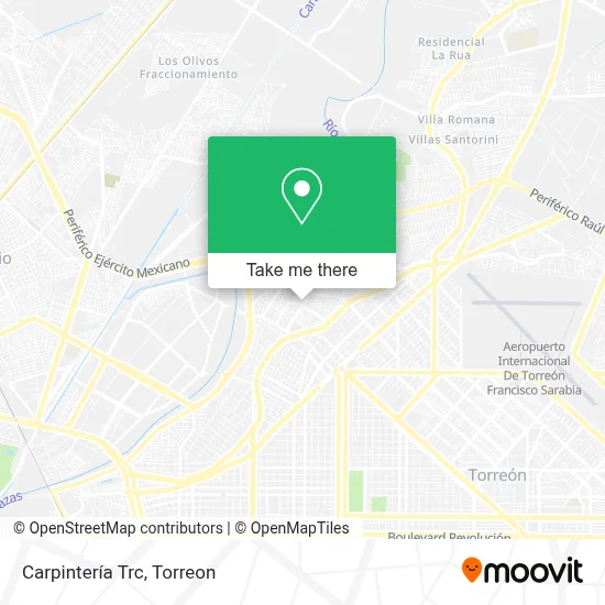 Carpintería Trc map