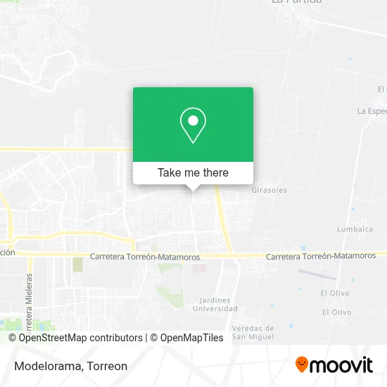 Modelorama map