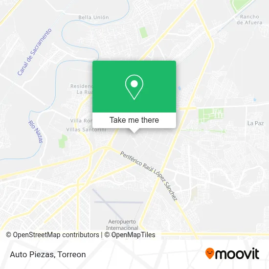 Auto Piezas map