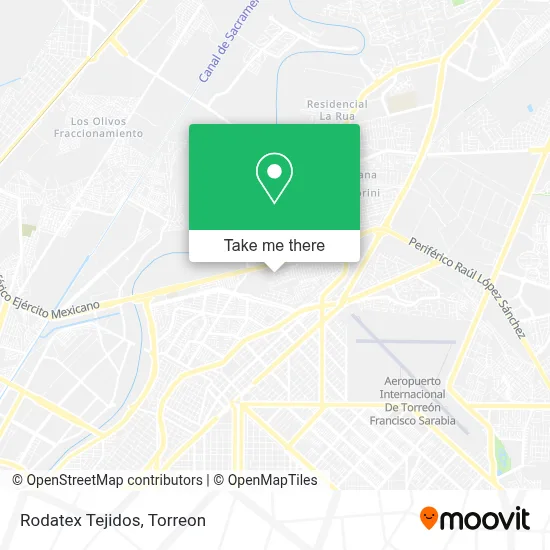 Rodatex Tejidos map