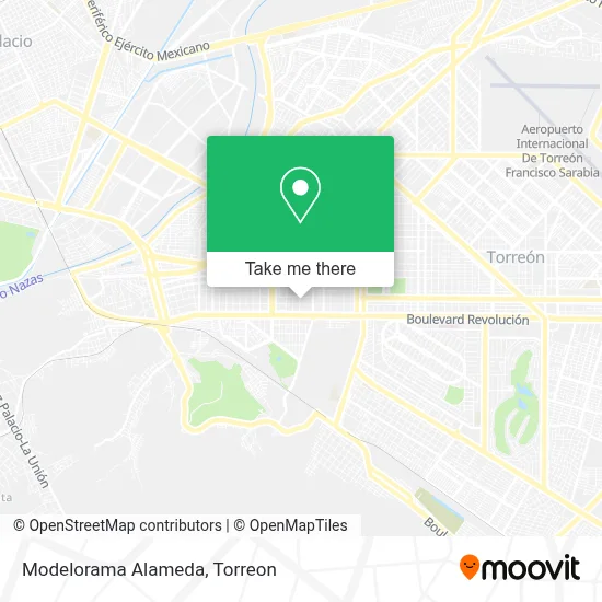 Modelorama Alameda map