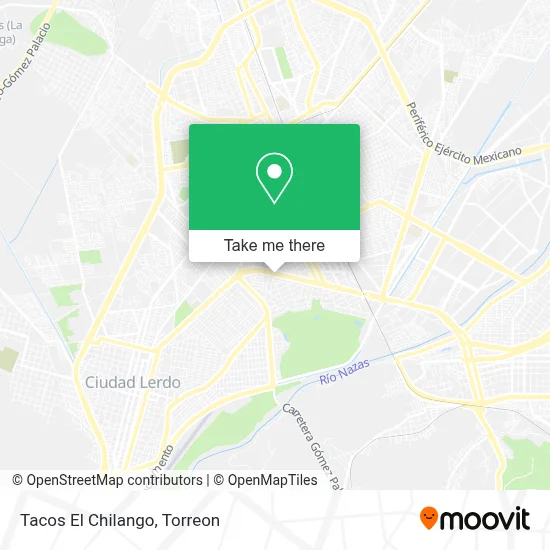 Tacos El Chilango map