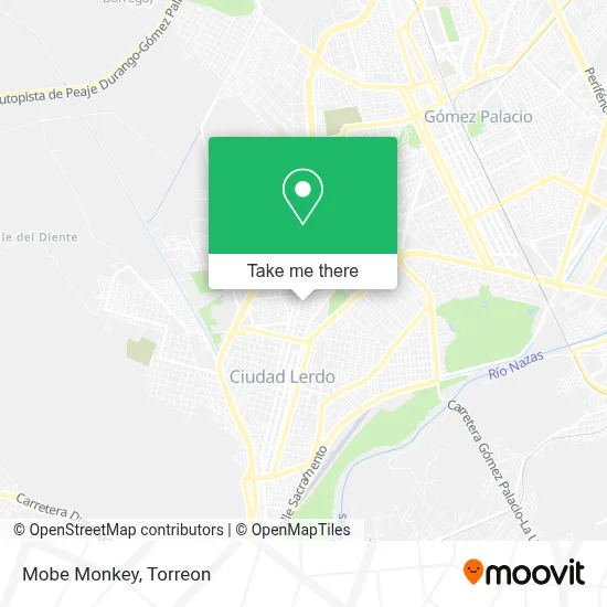 Mobe Monkey map