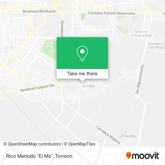 Rico Menudo "El Ms" map