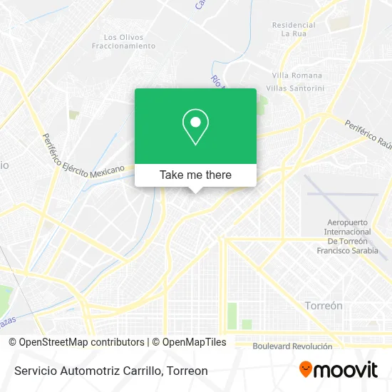 Servicio Automotriz Carrillo map