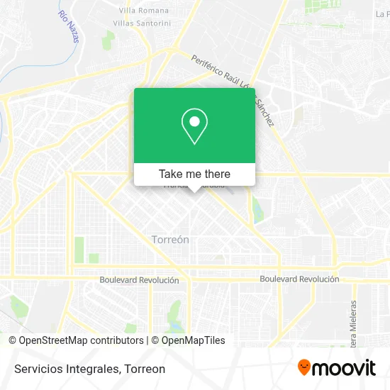 Servicios Integrales map