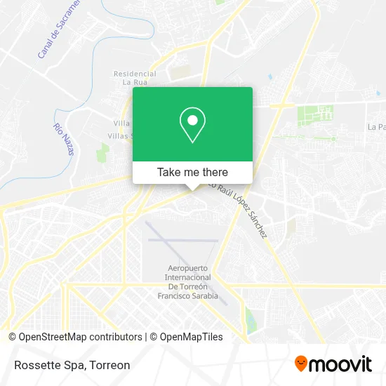 Rossette Spa map