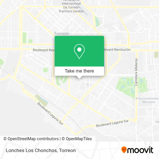 Lonches Los Chonchos map