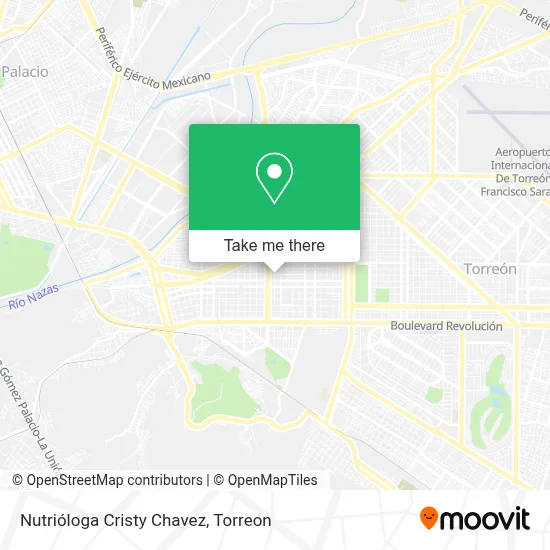 Nutrióloga Cristy Chavez map