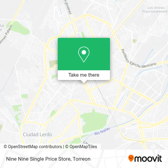 Nine Nine Single Price Store map