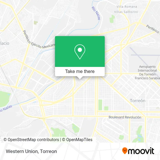Western Union map