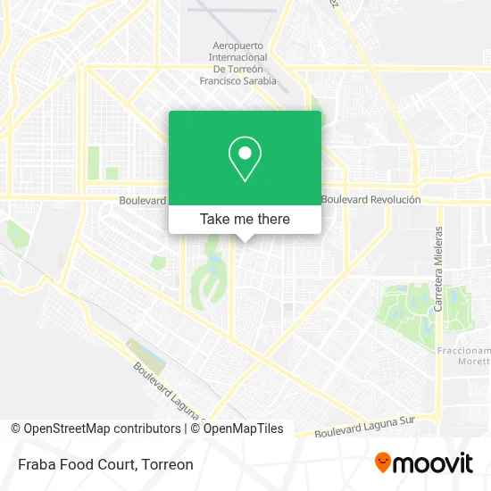 Fraba Food Court map