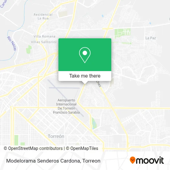 Modelorama Senderos Cardona map