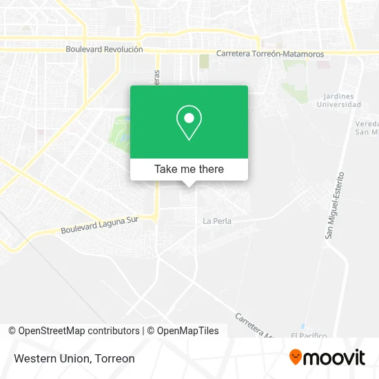 Western Union map