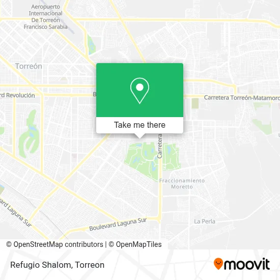 Refugio Shalom map
