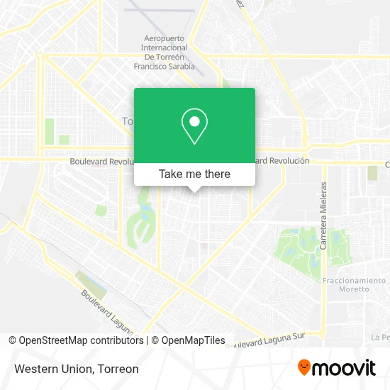 Western Union map
