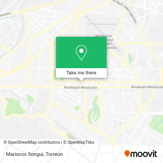 Mariscos Songui map