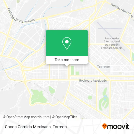 Cococ Comida Mexicana map