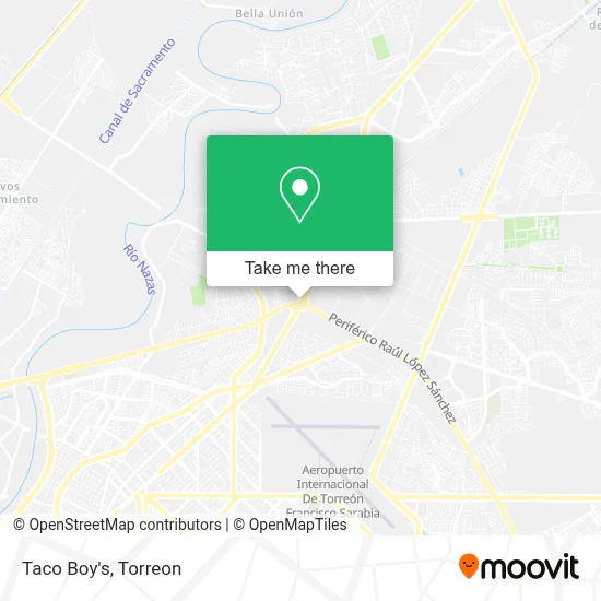 Taco Boy's map