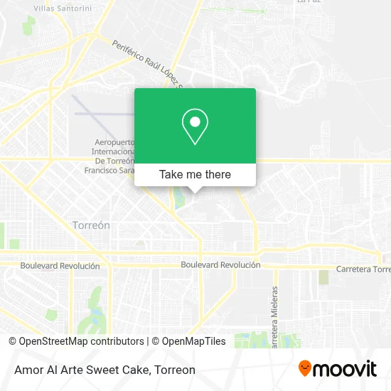 Amor Al Arte Sweet Cake map