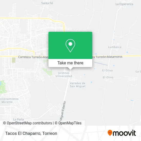 Tacos El Chaparro map