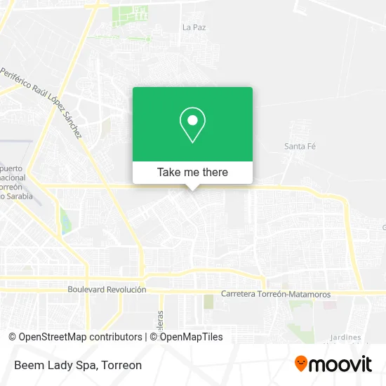 Beem Lady Spa map