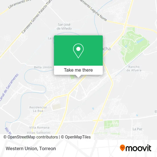 Western Union map