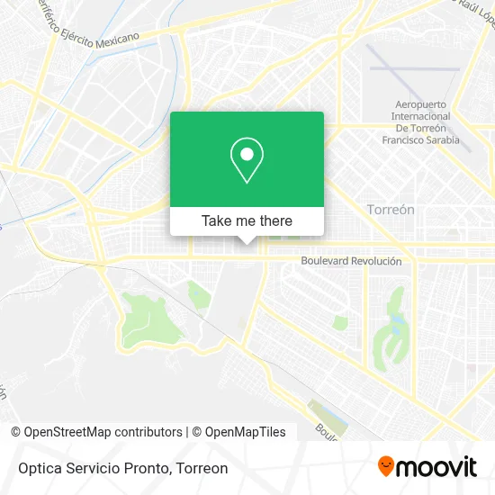 Optica Servicio Pronto map
