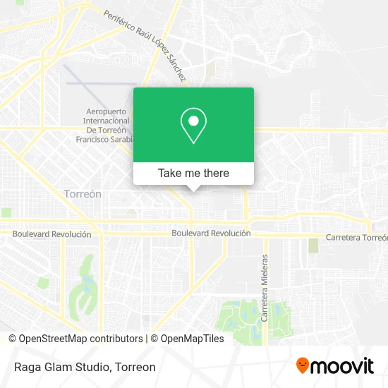 Raga Glam Studio map