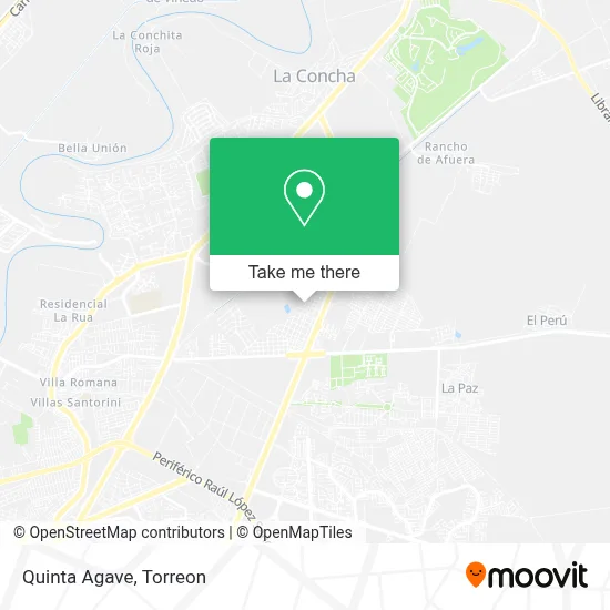 Quinta Agave map