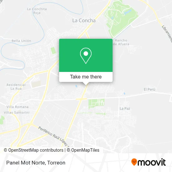 Panel Mot Norte map