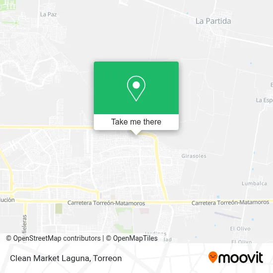 Clean Market Laguna map