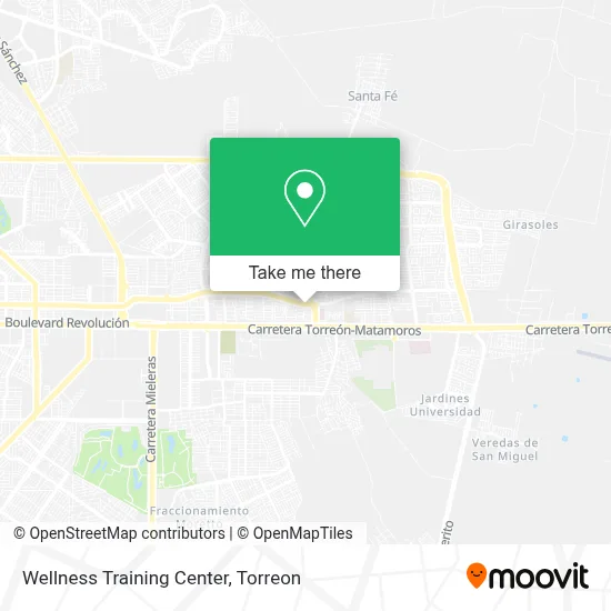 Wellness Training Center map