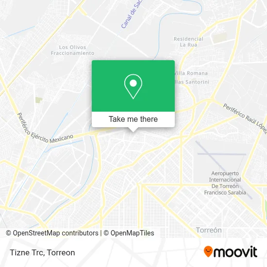 Tizne Trc map
