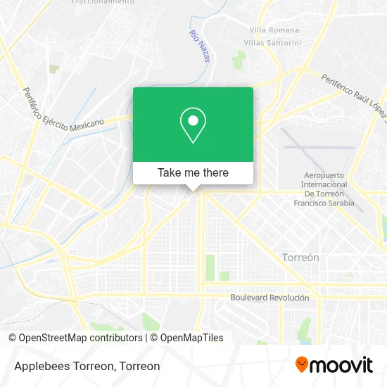 Applebees Torreon map