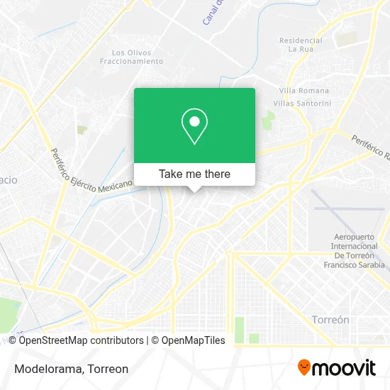 Modelorama map