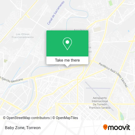 Baby Zone map