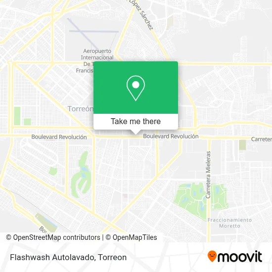 Flashwash Autolavado map