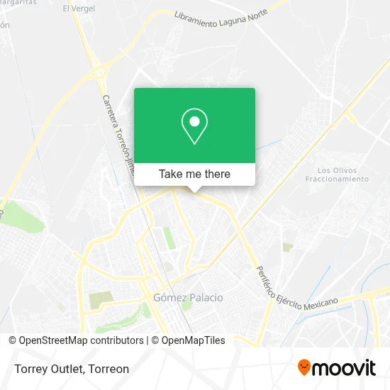 Torrey Outlet map