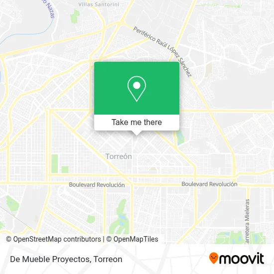 De Mueble Proyectos map